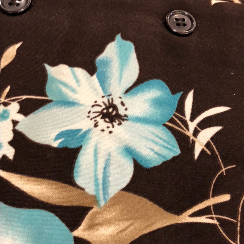 Studio I Teal and Brown Dress with Jacket (m) - Picture 7 of 8